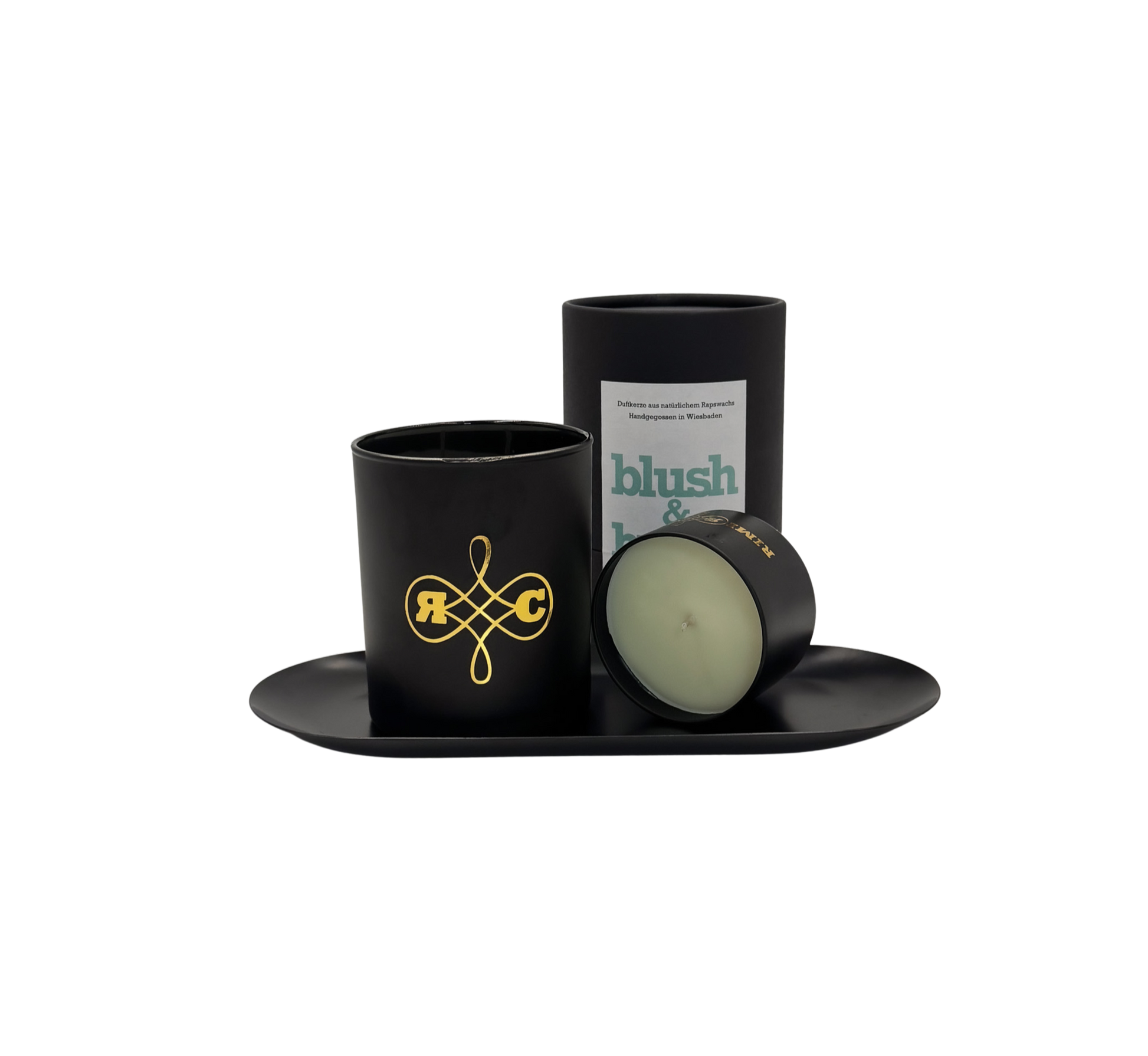 "Blush Butter cremige Duftkerze mit warmem Duft aus Rapswachs"