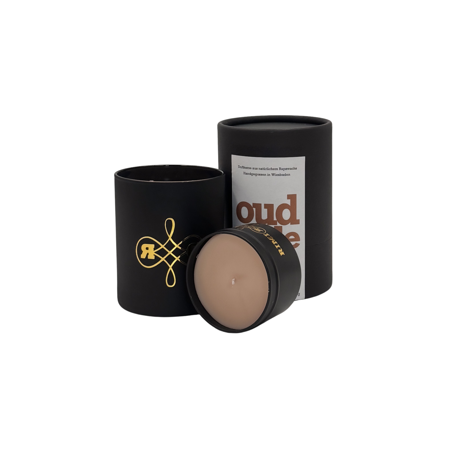 "Handgefertigte Oud Code Kerze Made in Germany"