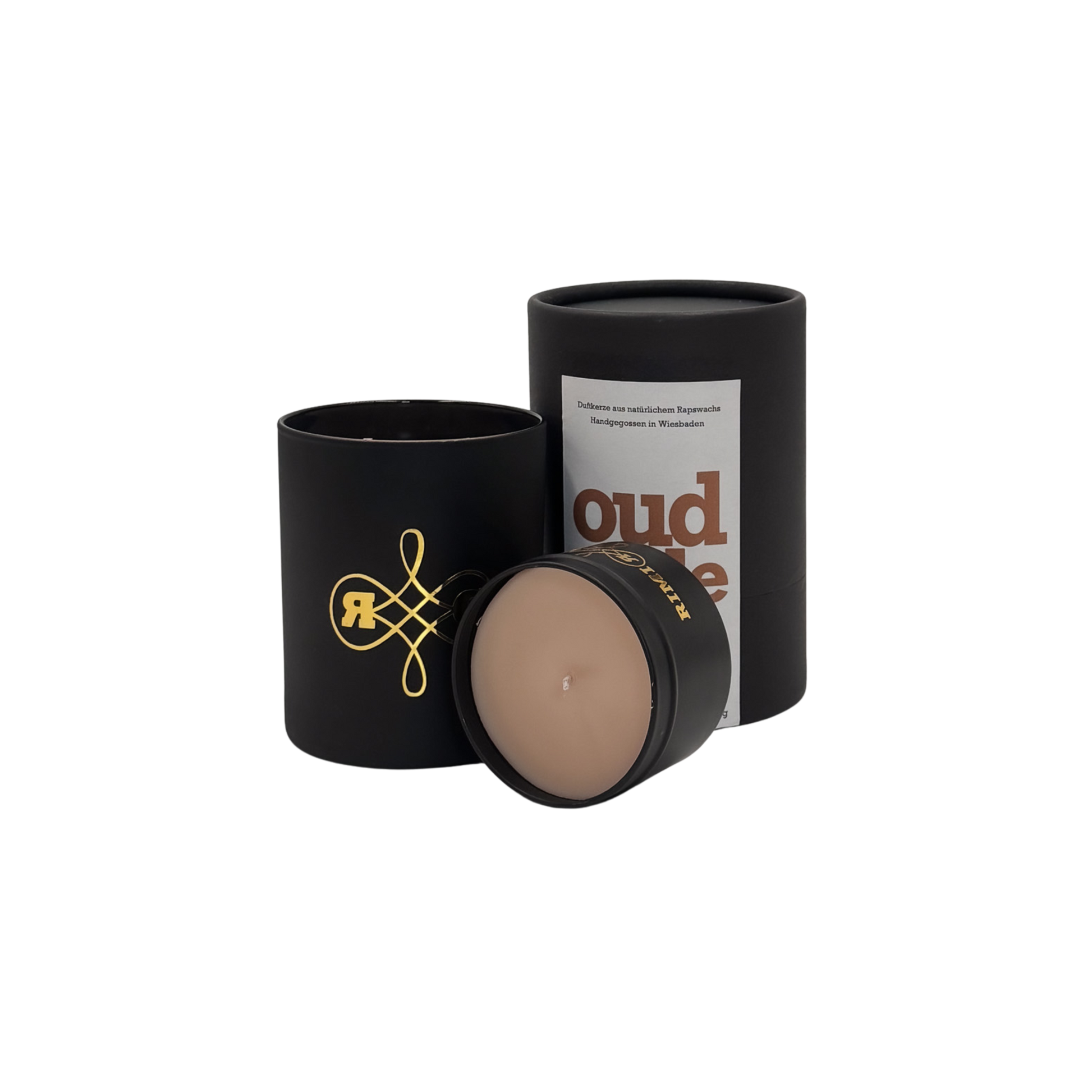 "Handgefertigte Oud Code Kerze Made in Germany"