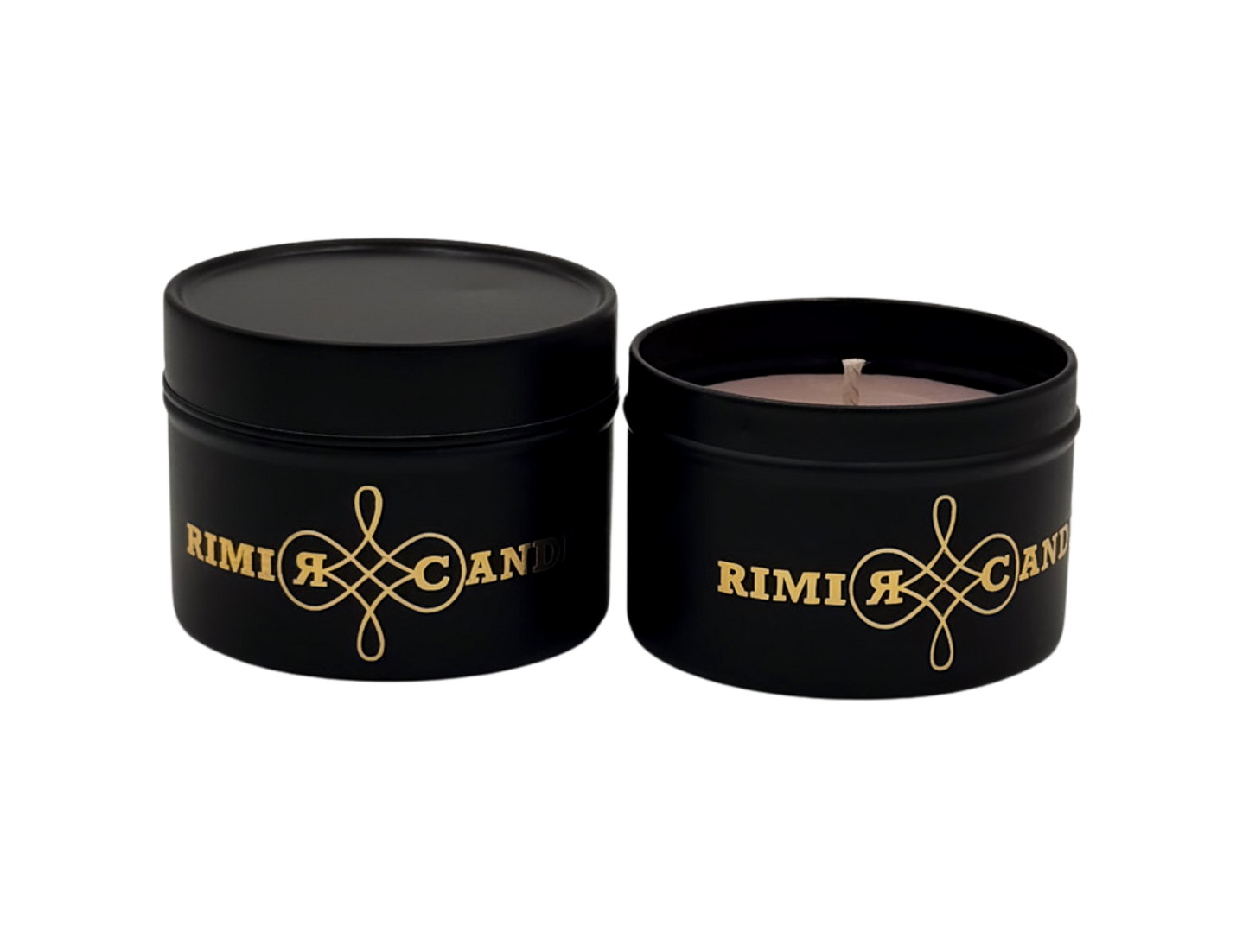 RIMI Candles – Cocoa Drift Winter-Herzstück: Kakao, Brownie und Minze in luxuriöser Dose.
