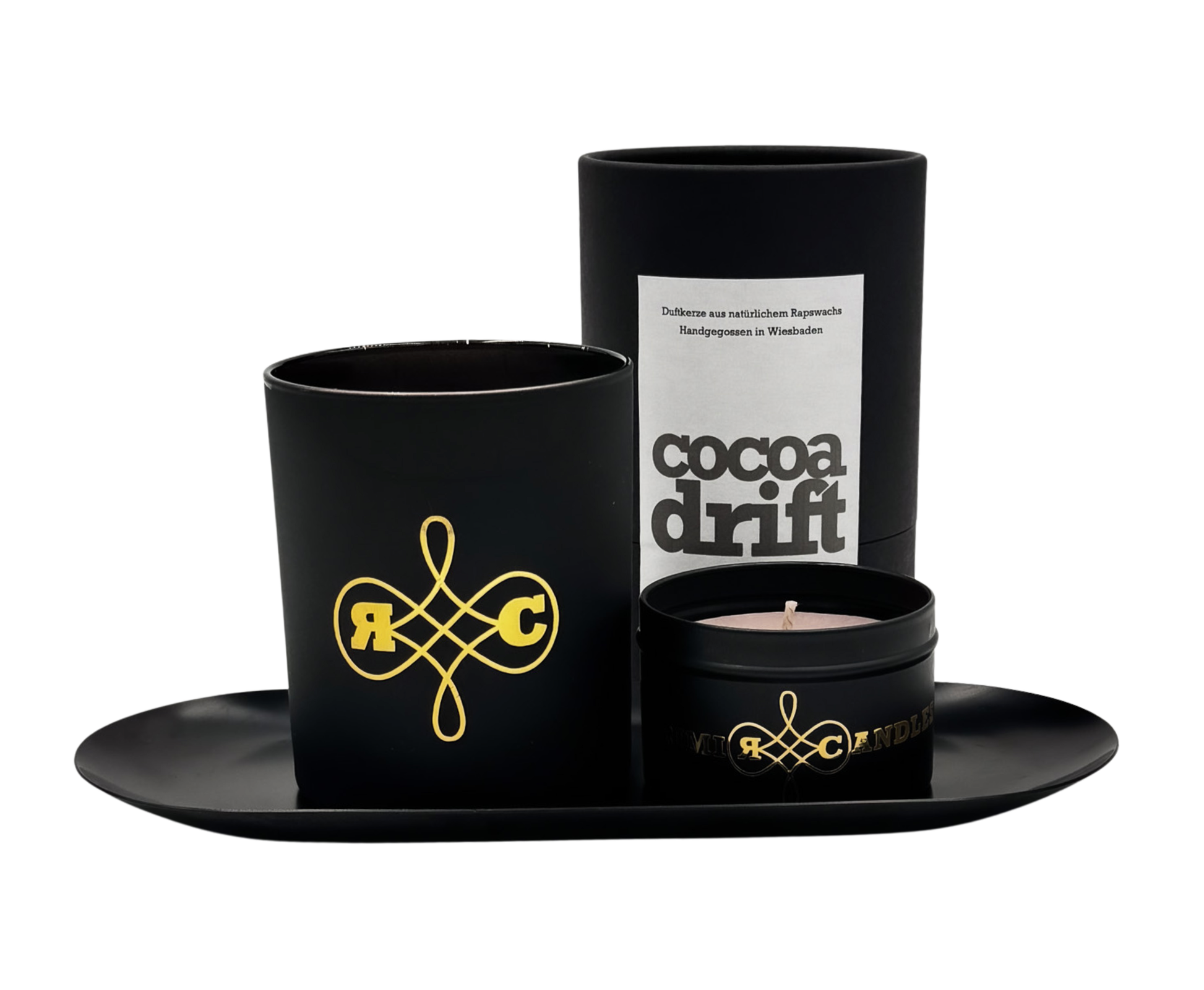 RIMI Candles – Cocoa Drift Kerze für gemütliche Winterabende: Kakao, Brownie, Minze.