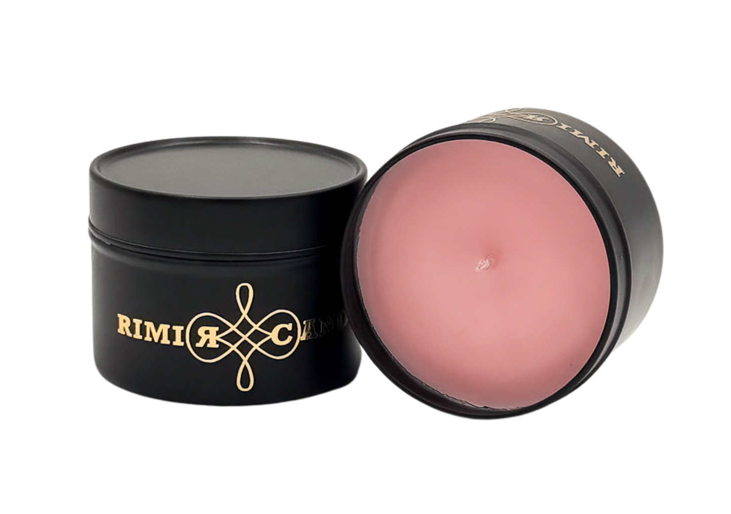 RIMI Candles Frost & Flame – cozy Winterkerze mit Apfel-Zimt-Pie und warmen Duftnoten, mattschwarz.