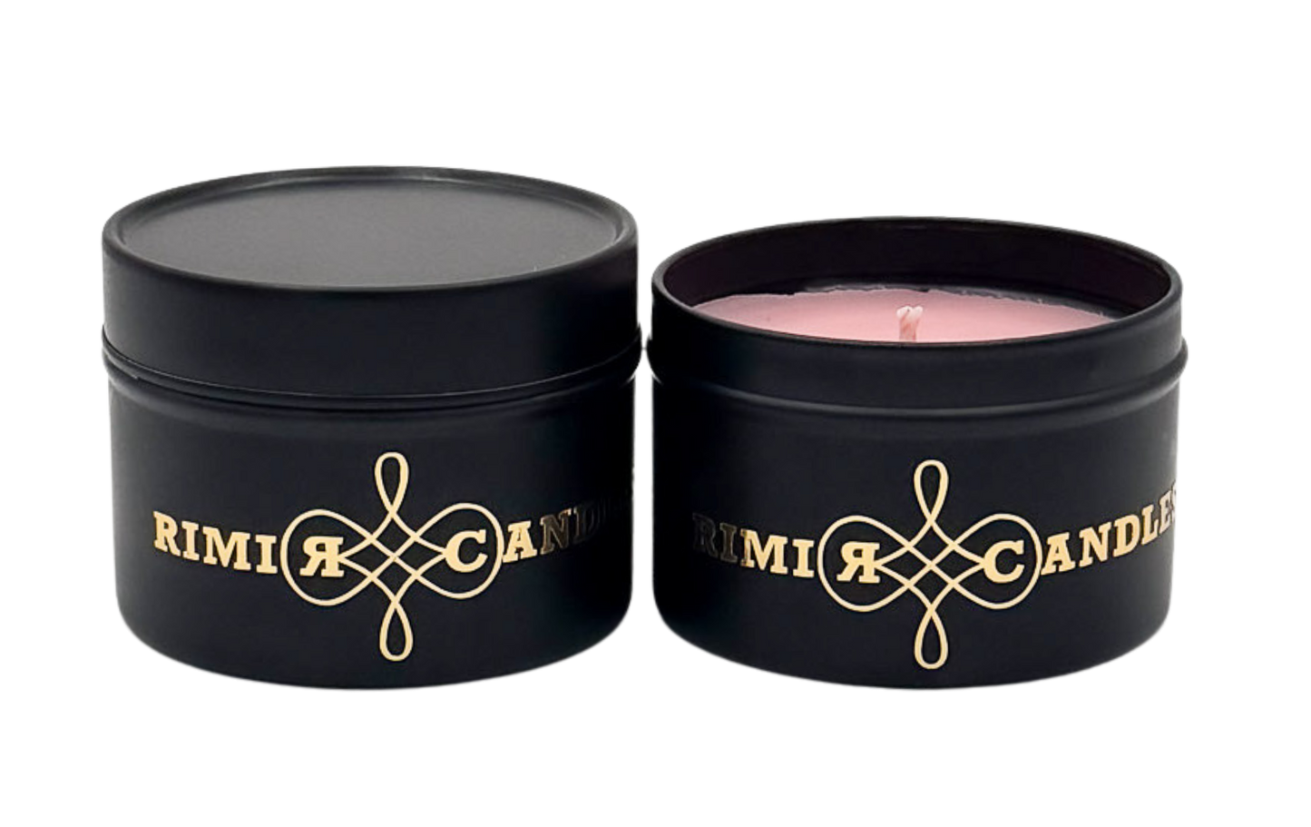 Frost & Flame Kerze – festlicher Winterduft mit Apfel-Zimt-Pie, mattschwarze Dose.