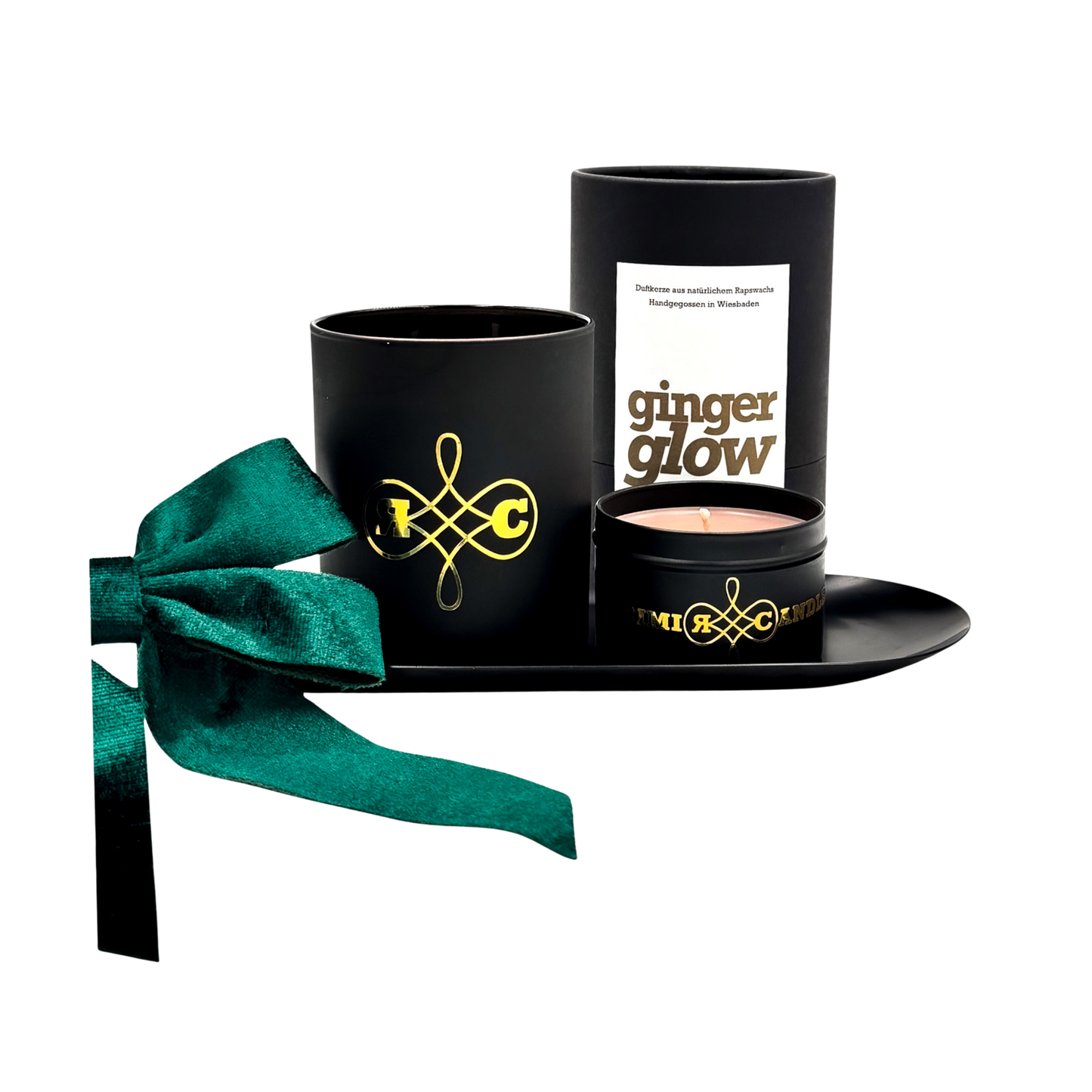 RIMI Candles Ginger Glow – Winter-Herzstück mit Lebkuchen- und Marzipanaromen.