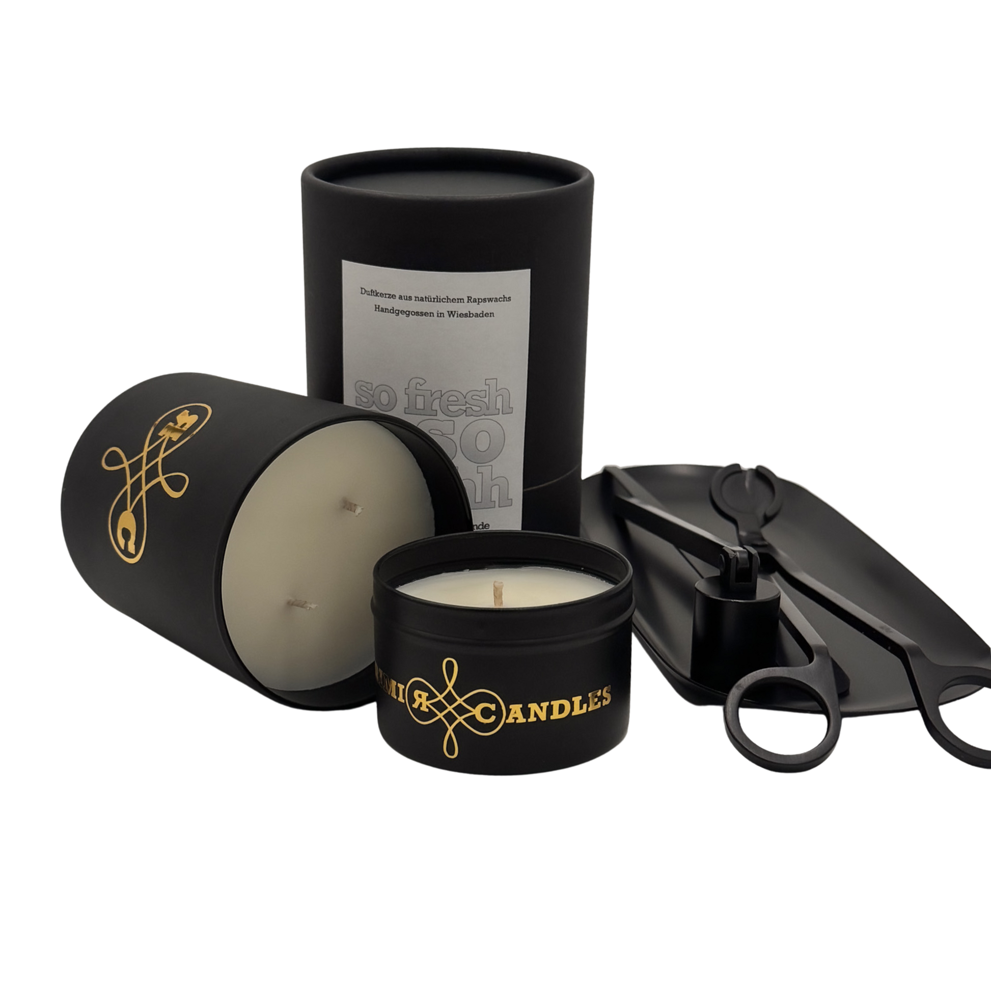 Premium Duftkerze mit seifenfrischem, leichten Duftnoten – RIMI Candles