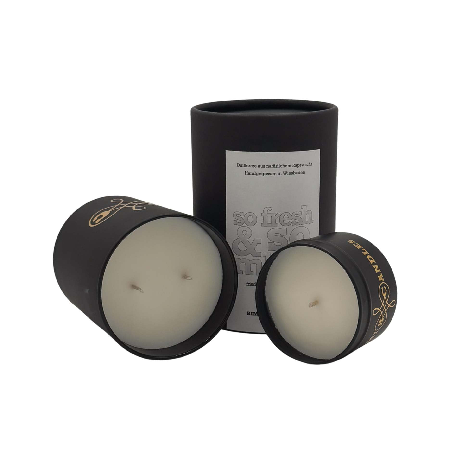 „so fresh and so mhhh“ Duftkerze mit cleanem, frischem Seifen-Duft von RIMI Candles